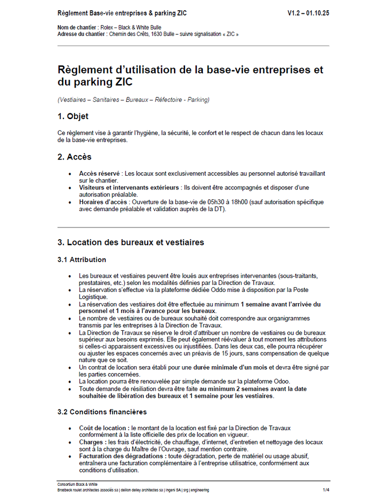 Regelement Base vie pt 1